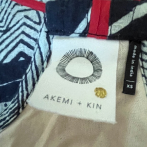 Akemi & Kin (Anthropologie) Graphic Design Sundress with Tassel - Picture 3 of 3